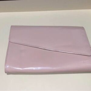 Pink Patent Envelope Clutch